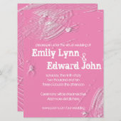 Cobwebs & White Spiders Virtual 結婚's 招待状 (正面/裏面)