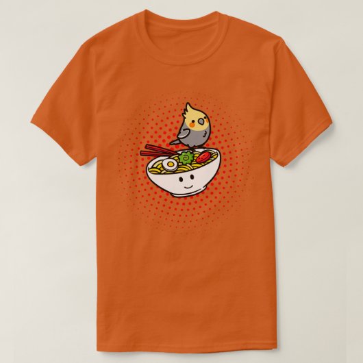 Coc向け日本のコックチエルラーメン麺愛好家ギフト Tシャツ (デザイン正面)