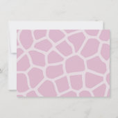 Cocalo Jacana動物のベビーシャワー招待状 招待状 (裏面)