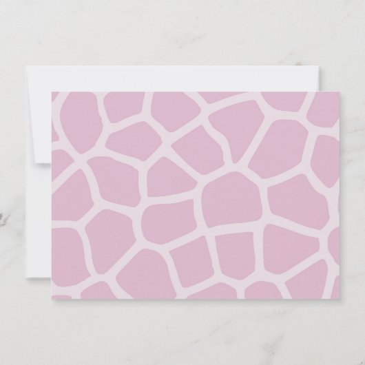 Cocalo Jacana動物のベビーシャワー招待状 招待状 (裏面)