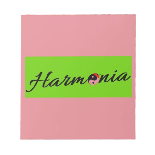 Coccinelle Harmonia zen ノートパッド (正面)