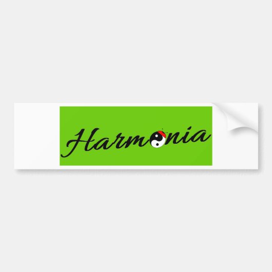 Coccinelle Harmonia zen バンパーステッカー (正面)