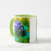 Coccinelle sur trèfle マグカップ (正面左)