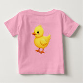 Coccinelle, T-shirt en jersey fin pour bébés  ベビーTシャツ (裏面)