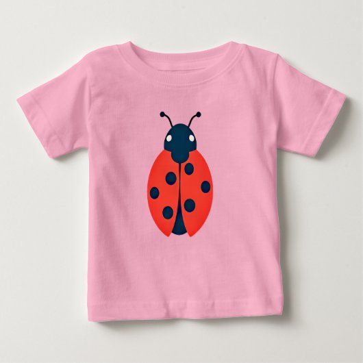 Coccinelle, T-shirt en jersey fin pour bébés  ベビーTシャツ (正面)
