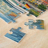 Cochem Germany Vintage Travel Art ジグソーパズル (側面)