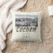Cochem on the Moselleドイツヴィンテージ土産 クッション (ブランケット)