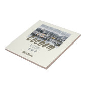 Cochem on the Moselleドイツヴィンテージ土産 タイル (側面)