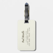 Cochem on the Moselleドイツヴィンテージ土産 ラゲッジタグ (裏面縦)