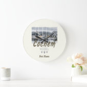 Cochem on the Moselleドイツヴィンテージ土産 ラージ壁時計 (ホーム)