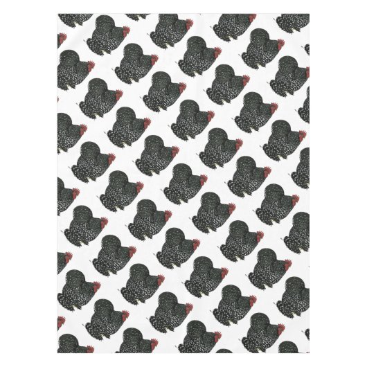 Cochin:  Mottled Rooster テーブルクロス (正面)