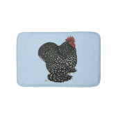 Cochin: Mottled Rooster バスマット (正面)