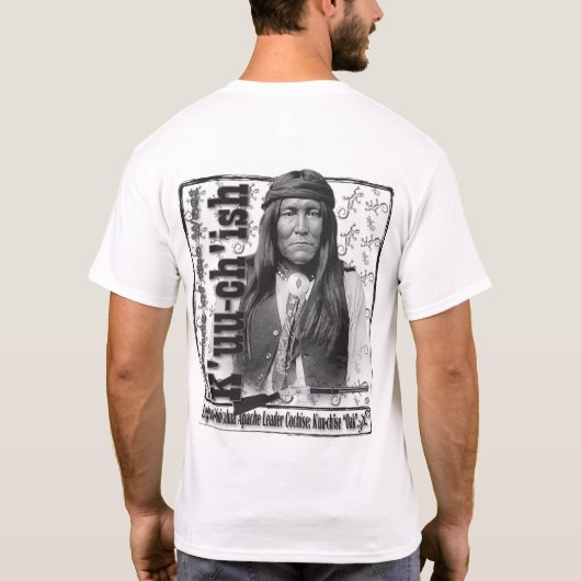 Cochise K'uu-ch'ishのデラックスなTシャツ Tシャツ (裏面)