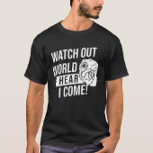 Cochlear Implant  Deaf Awareness Tシャツ (正面)