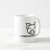 Cochon司令官のコーヒー・マグ コーヒーマグカップ (正面右)
