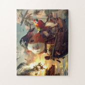 Cochon d'Inde Pirate à l'Aventure - Puzzle ジグソーパズル (縦)