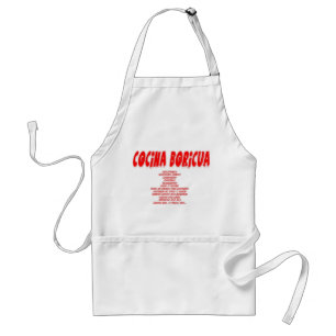 cocinaのboricuaのエプロン スタンダードエプロン