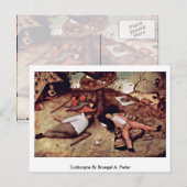 Cockaigne By Bruegel A. Pieter ポストカード (正面/裏面)