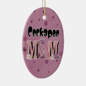 Cockapooのお母さん セラミックオーナメント (右)