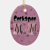 Cockapooのお母さん セラミックオーナメント (裏面)