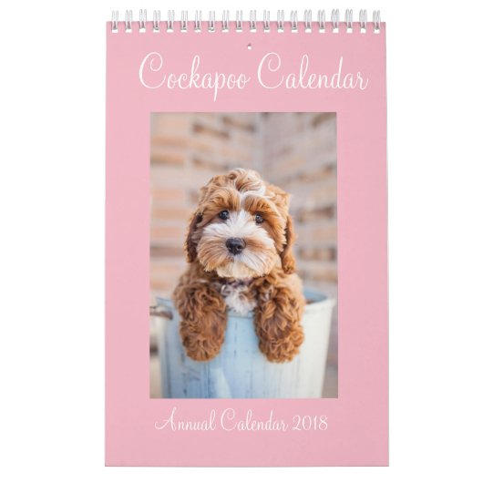 Cockapooのカレンダー2018年 カレンダー (カバー)