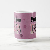 Cockapooの花型女性歌手 コーヒーマグカップ (中央)