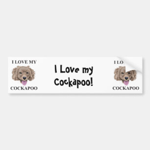 Cockapoo愛 バンパーステッカー