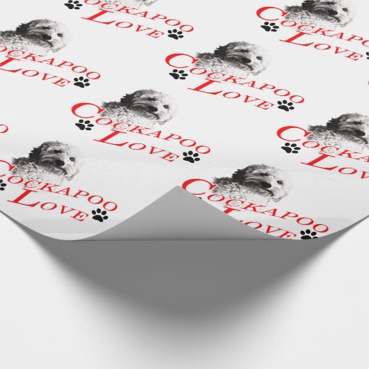 Cockapoo愛 ラッピングペーパー (角)