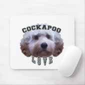Cockapoo犬の愛 マウスパッド (マウス)