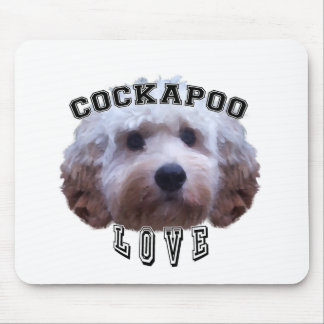 Cockapoo犬の愛 マウスパッド