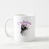 Cockapoo犬 コーヒーマグカップ (左)