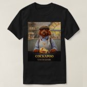 Cockapoo Baking Shirt | Funny Dog Cake Gift Tシャツ (デザイン正面)