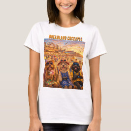 Cockapoo Beach T Shirt Margate Gift Tシャツ