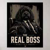 Cockapoo Boss Wall Art Poster ポスター (正面)