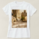 Cockapoo Champagne Glass | Funny Dog Lover Gift Tシャツ (デザイン正面)