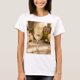 Cockapoo Champagne Glass | Funny Dog Lover Gift Tシャツ