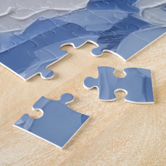 Cockapoo Christmas Boat Holiday ジグソーパズル (側面)