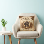 Cockapoo Coffee Co Pillow | Dog Lover Cushion Gift クッション (椅子)