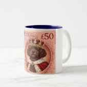 Cockapoo Coffee Funny Dog Lover Gift Mug ツートーンマグカップ (正面右)