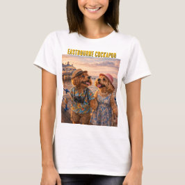 Cockapoo Couple T Shirt Eastbourne Gift Tシャツ