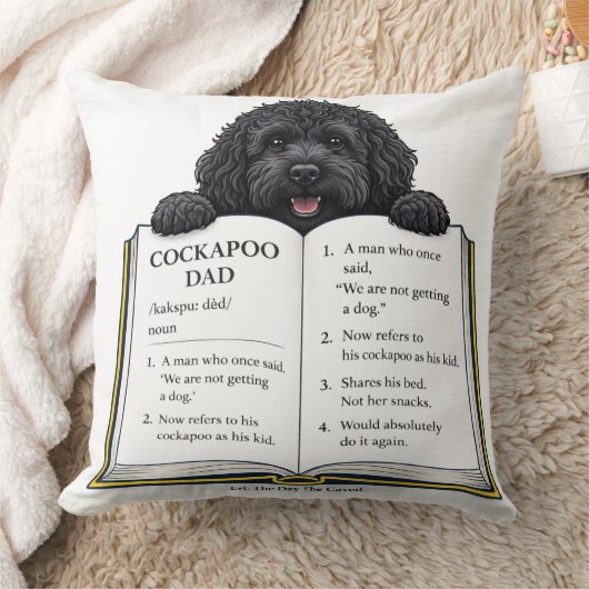 Cockapoo Dad Definition Gift  クッション (ブランケット)