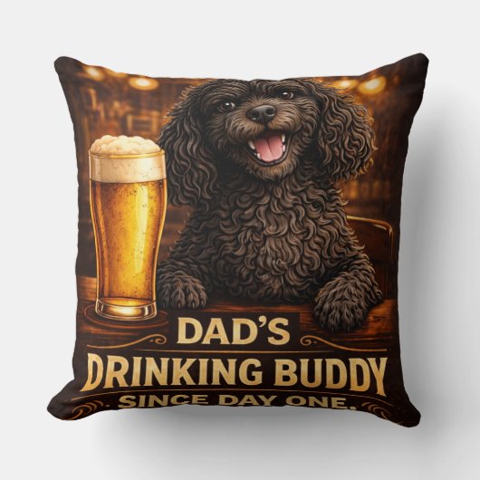 Cockapoo Dad Gift Cushion | Dad dog gift クッション (正面)