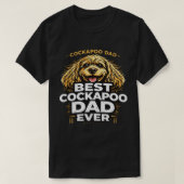 Cockapoo Dad Shirt Best Dog Dad Gift Tシャツ (デザイン正面)