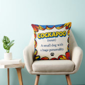 Cockapoo Definition Cushion Funny Dog Pillow Gift クッション (椅子)