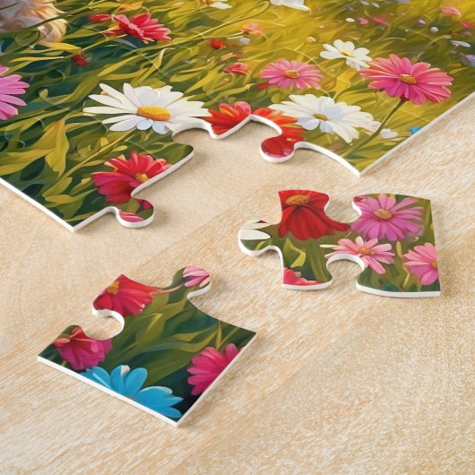 Cockapoo Dog ジグソーパズル (側面)