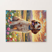 Cockapoo Dog ジグソーパズル (横)