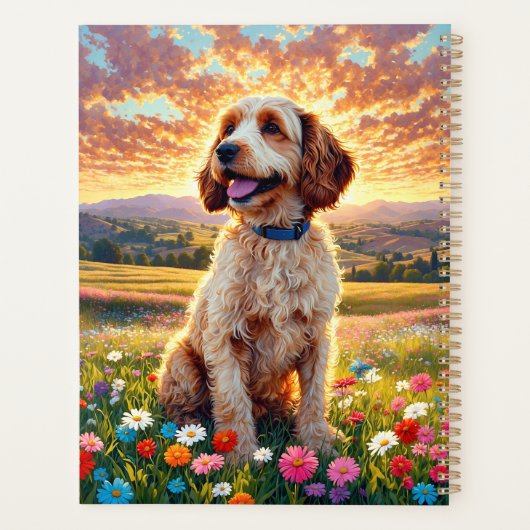 Cockapoo Dog プランナー手帳 (裏面)