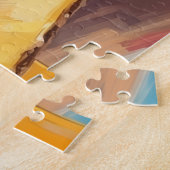 Cockapoo Dog Christmas Gift Box Surprise ジグソーパズル (側面)