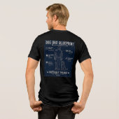 Cockapoo Dog Dad Blueprint T-Shirt トライブレンドＴシャツ (裏面全面)