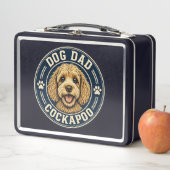 Cockapoo Dog Dad Lunch Box メタルランチボックス (インサイチュ)
